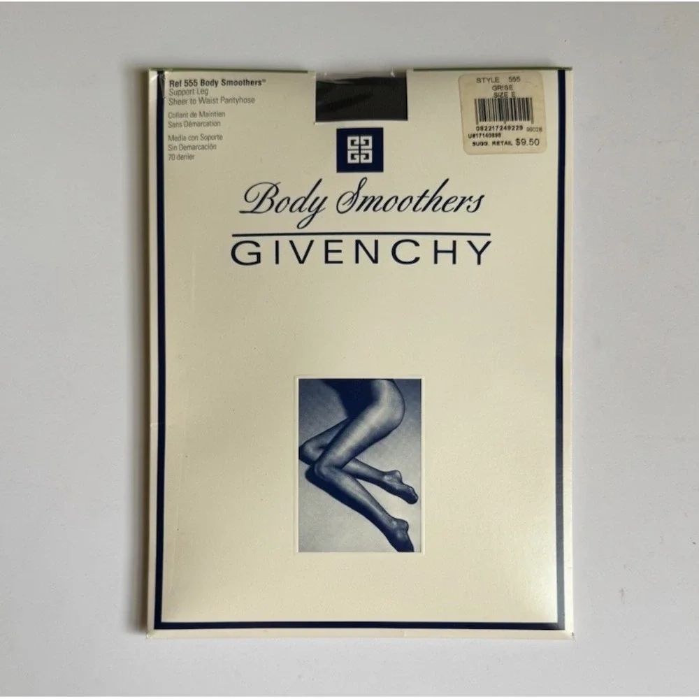Givenchy Hosiery Plus Size Body Smoothers Sheer Sandal Toe Size E